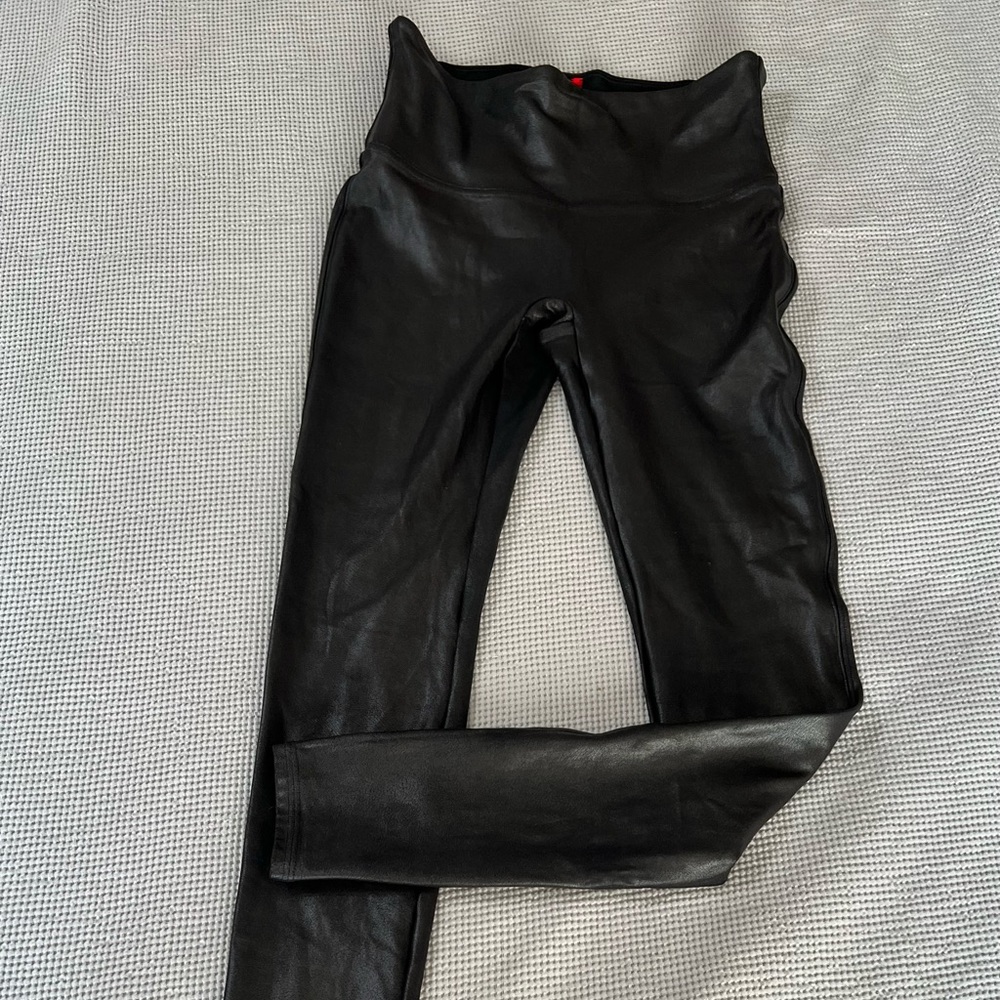 Spank Faux Leather Legging